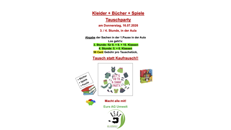 Kleidertausch 2026